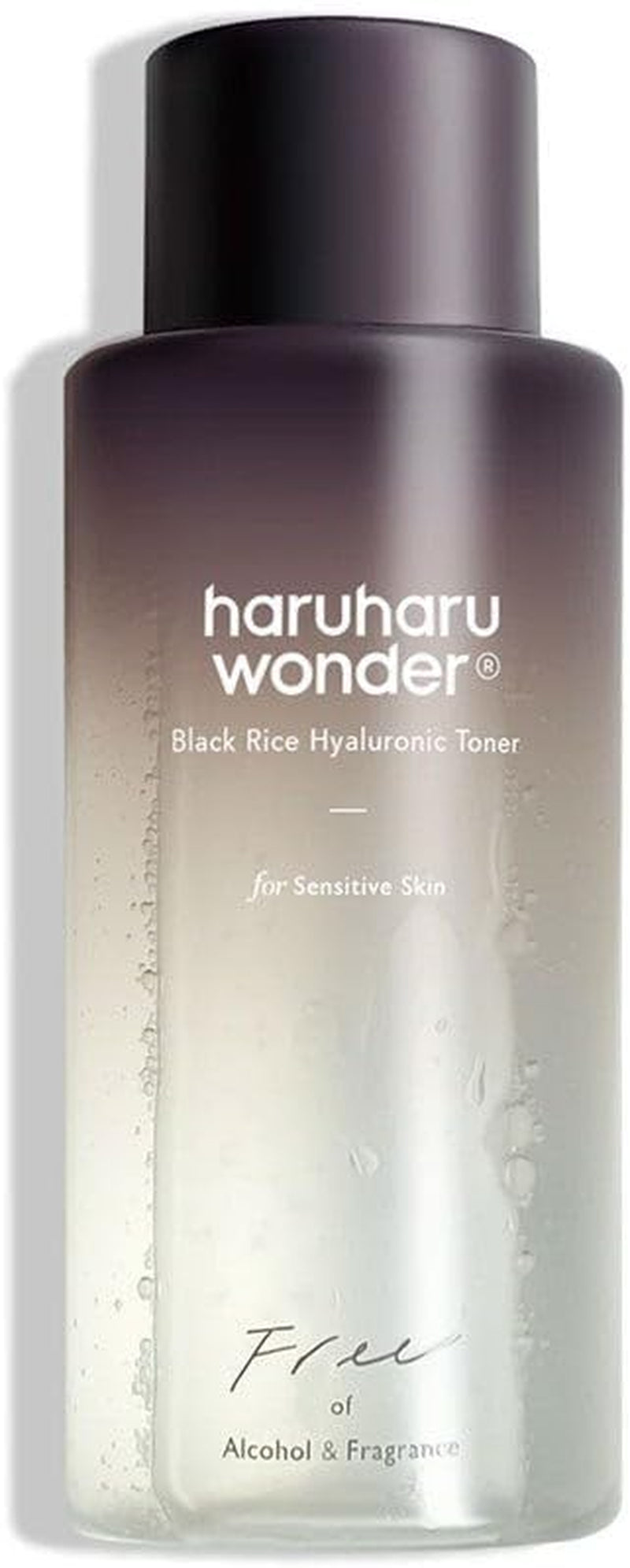 Wonder Black Rice Hyaluronic Toner for Sensitive Skin 5.1 Fl.Oz / 150Ml | Alcohol Free, Fragrance Free | Vegan, Crurelty Free, Ewg-Green